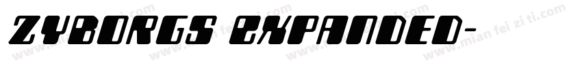 Zyborgs Expanded字体转换